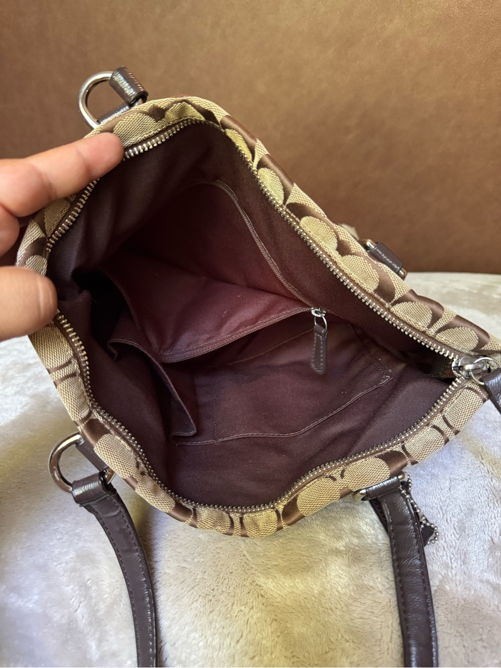 Coach small tote - Picture 8 of 9